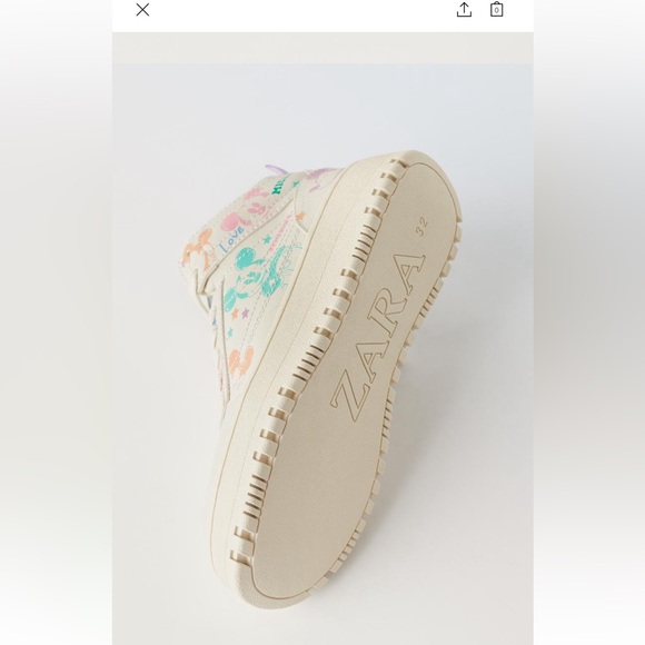 ZARA MICKEY MOUSE DISNEY sports boot - Picture 6 of 6